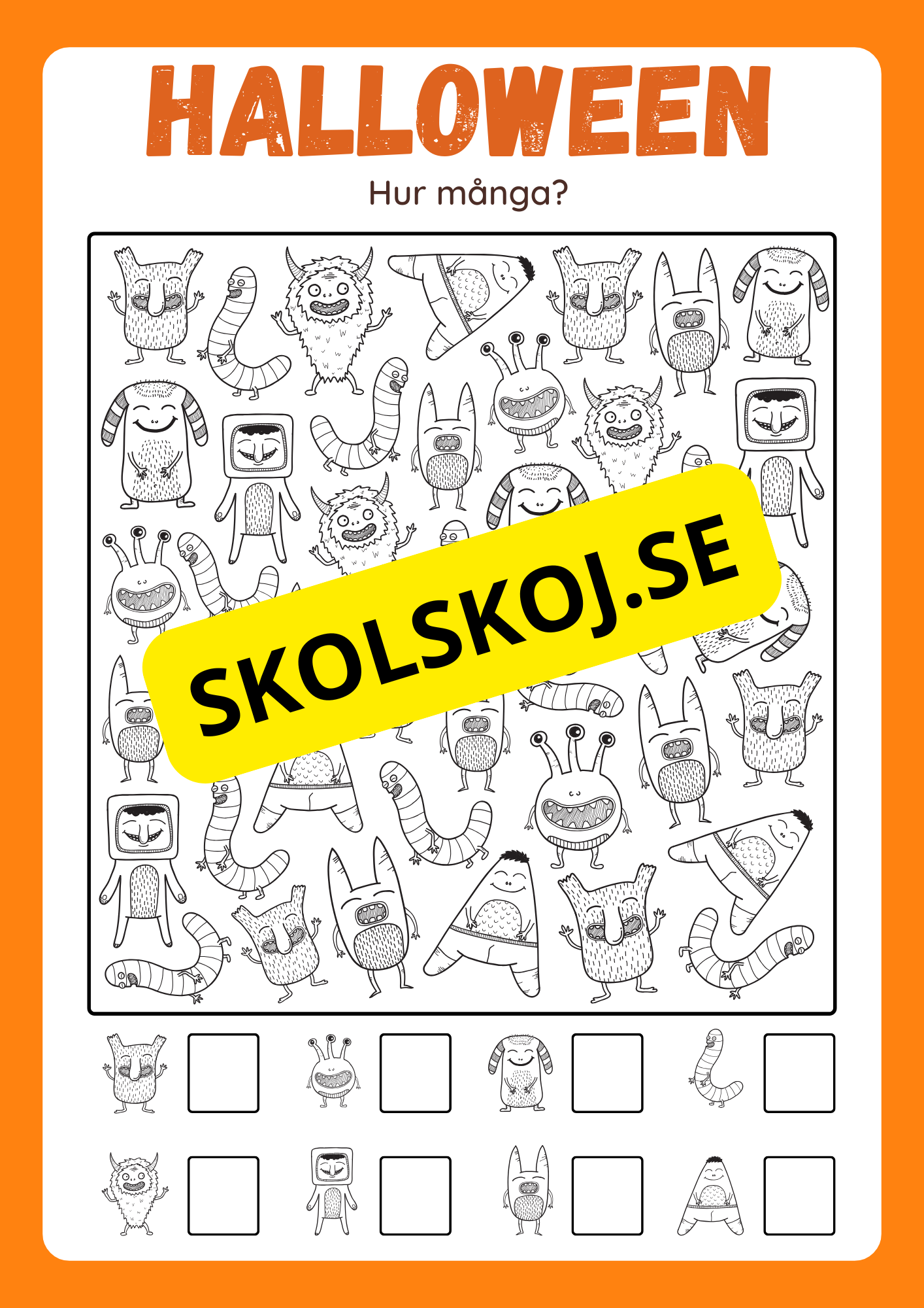 Halloween matematik