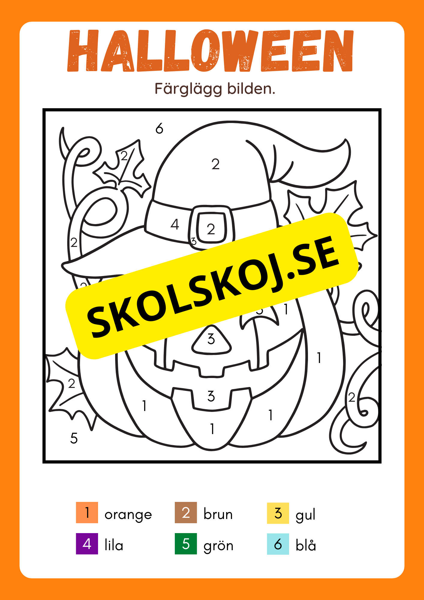 Halloween matematik