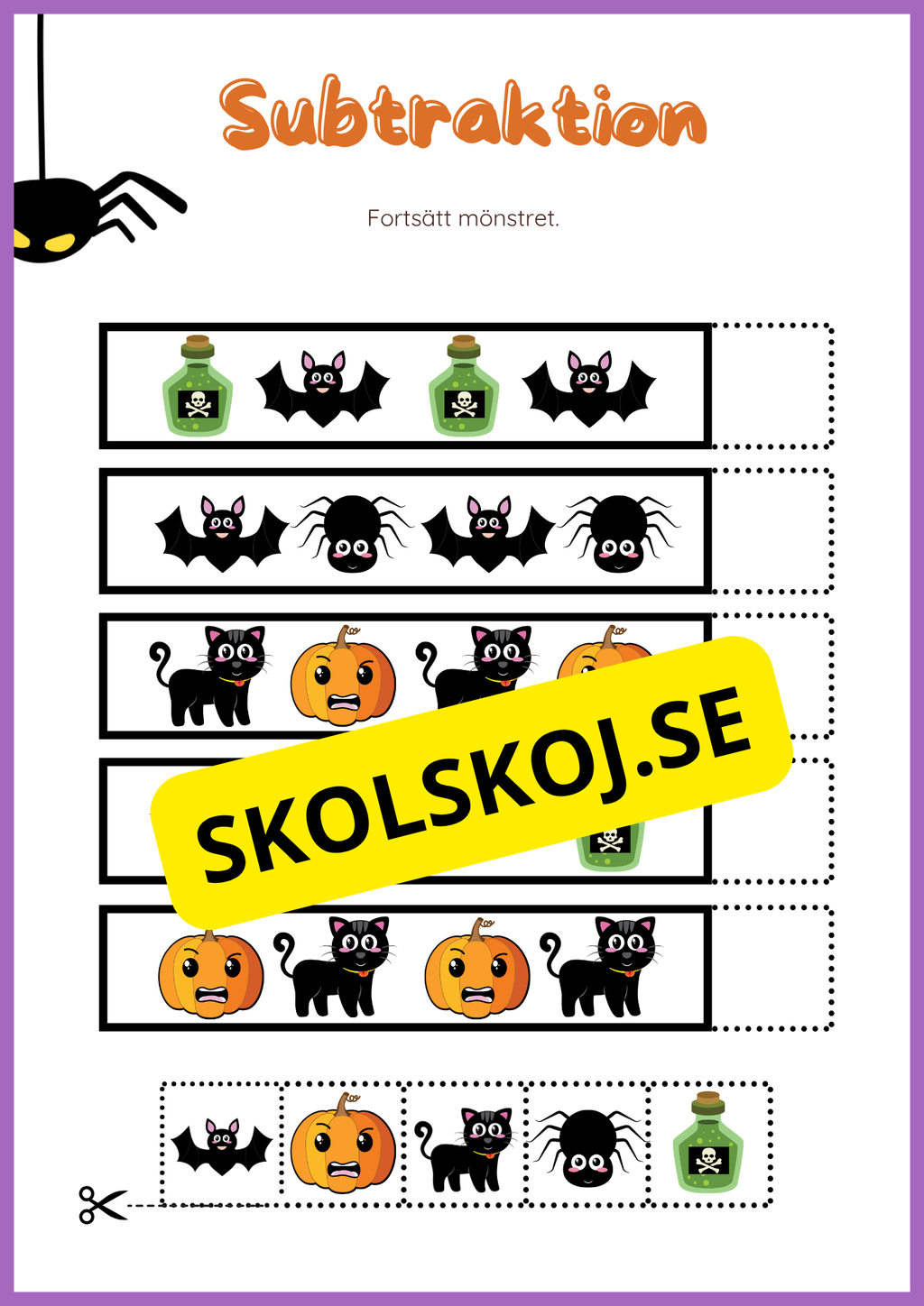 Halloween matematik 0 - 10