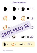 Halloween mattekluringar