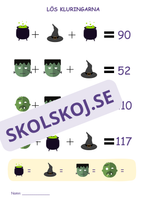Halloween mattekluringar