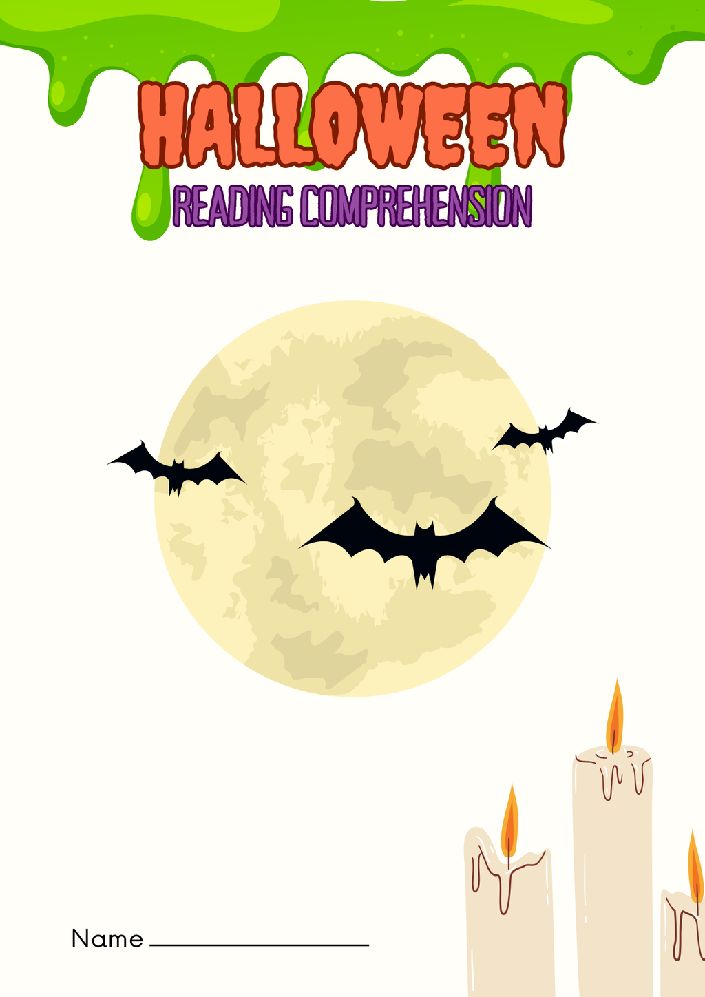 Halloween reading comprehension (8 sidor)