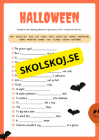 Halloween reading comprehension (8 sidor)