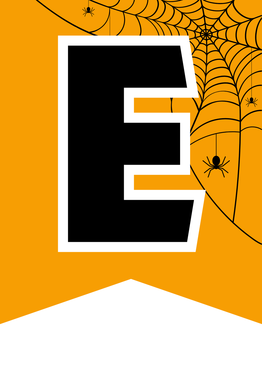 Halloween vimplar - Alfabetet