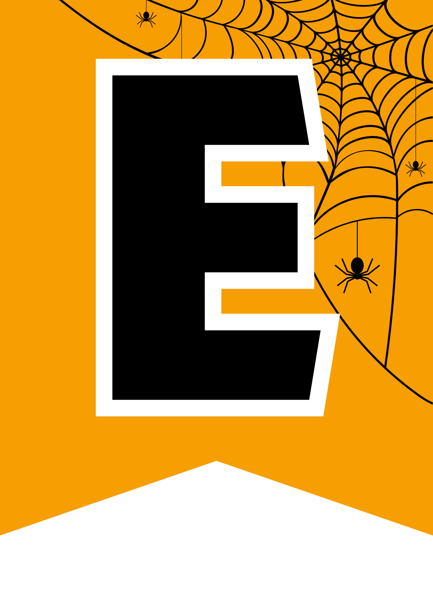 Halloween vimplar - Alfabetet