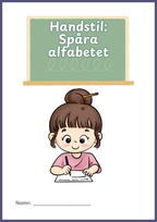Handstil: Spåra alfabetet