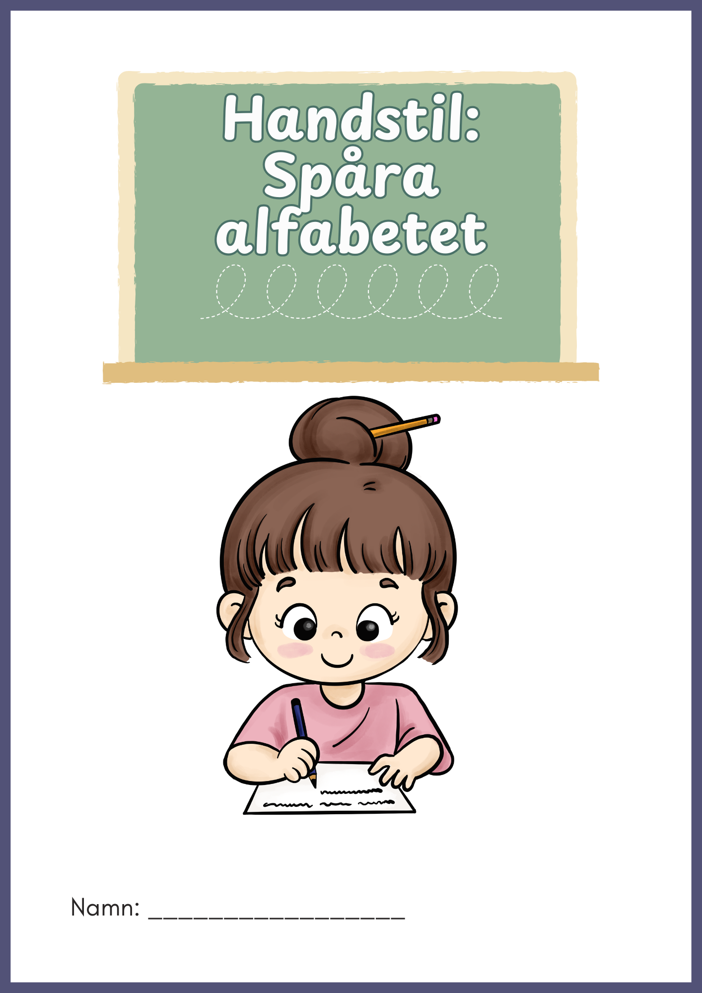 Handstil: Spåra alfabetet