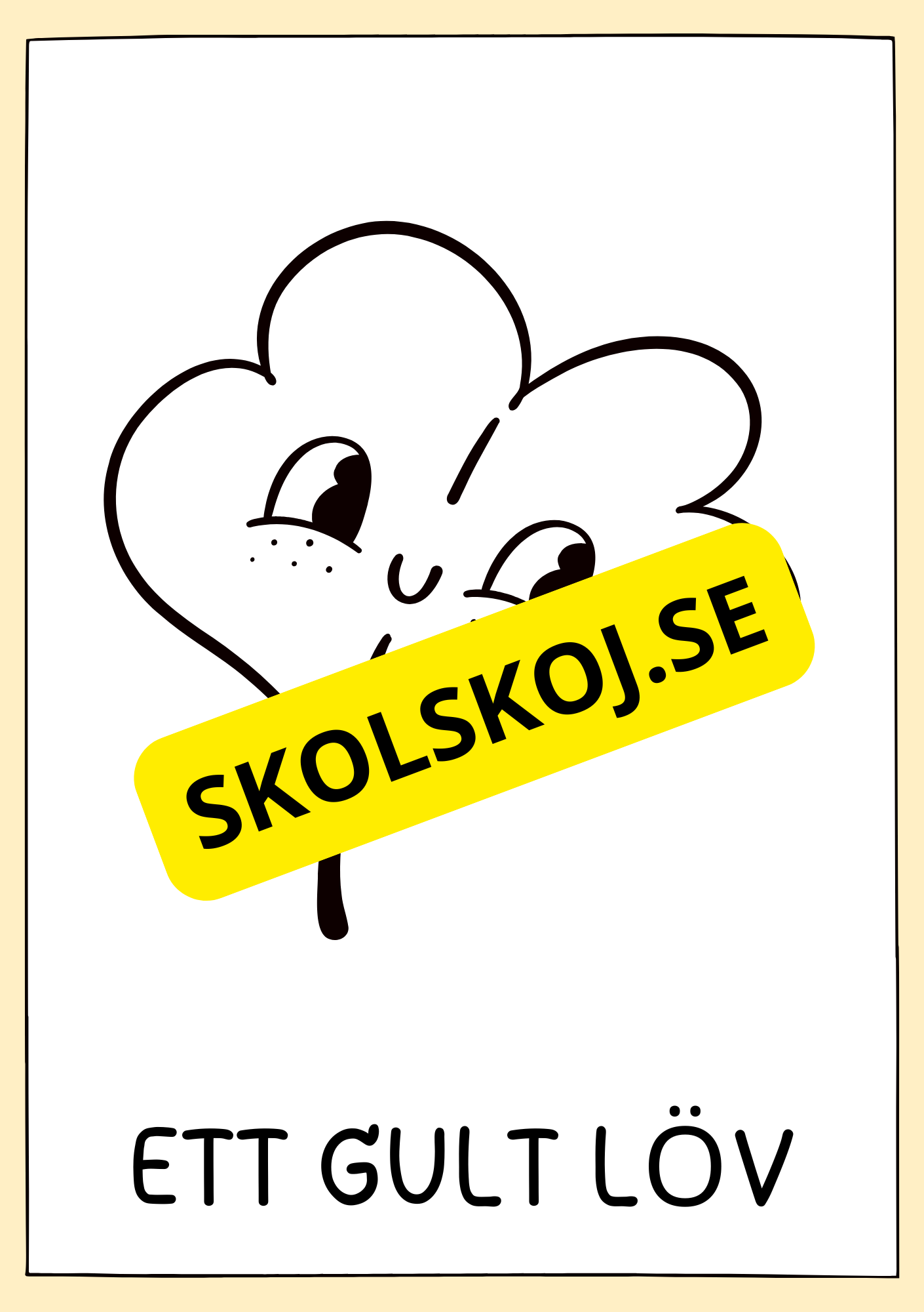 Hej hösten - Målarbok