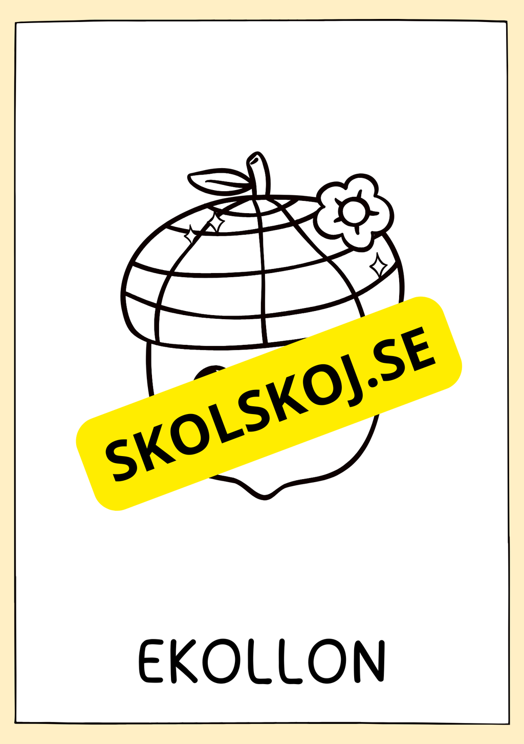 Hej hösten - Målarbok