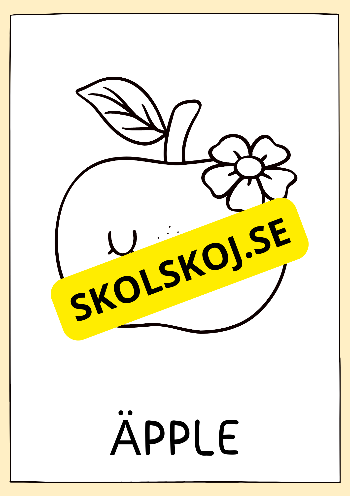 Hej hösten - Målarbok
