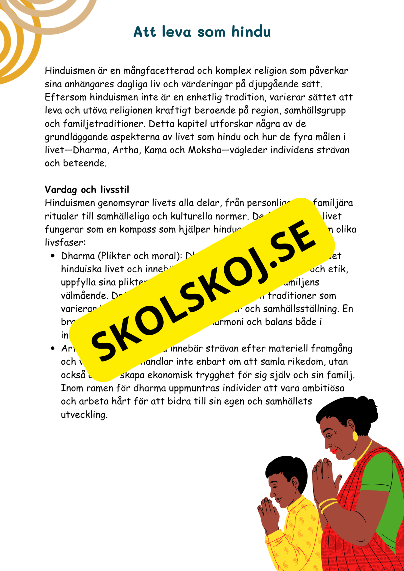Hinduism och buddhism - Årskurs 4 - 6