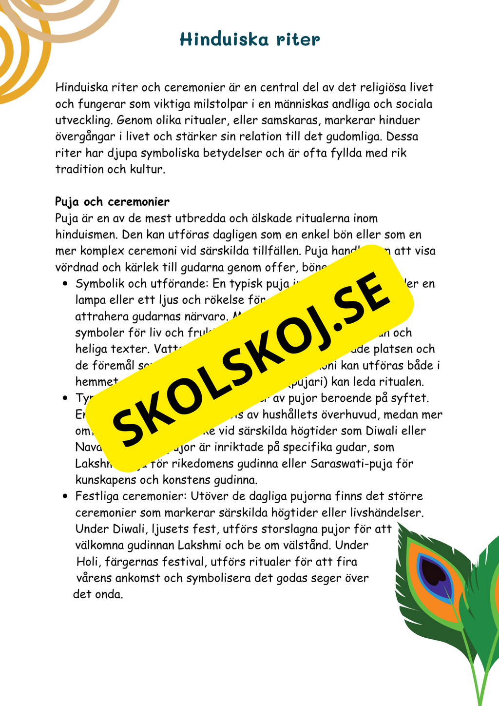 Hinduism och buddhism - Årskurs 4 - 6