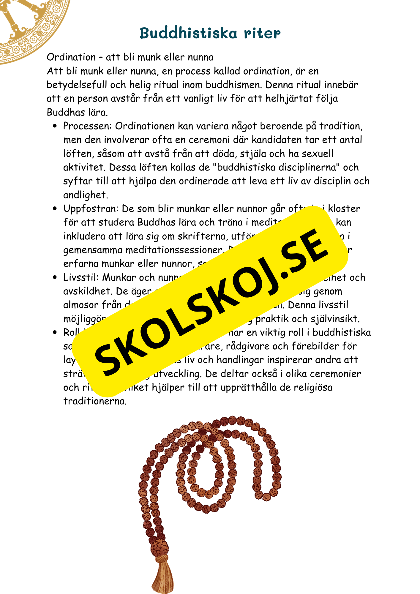 Hinduism och buddhism - Årskurs 4 - 6