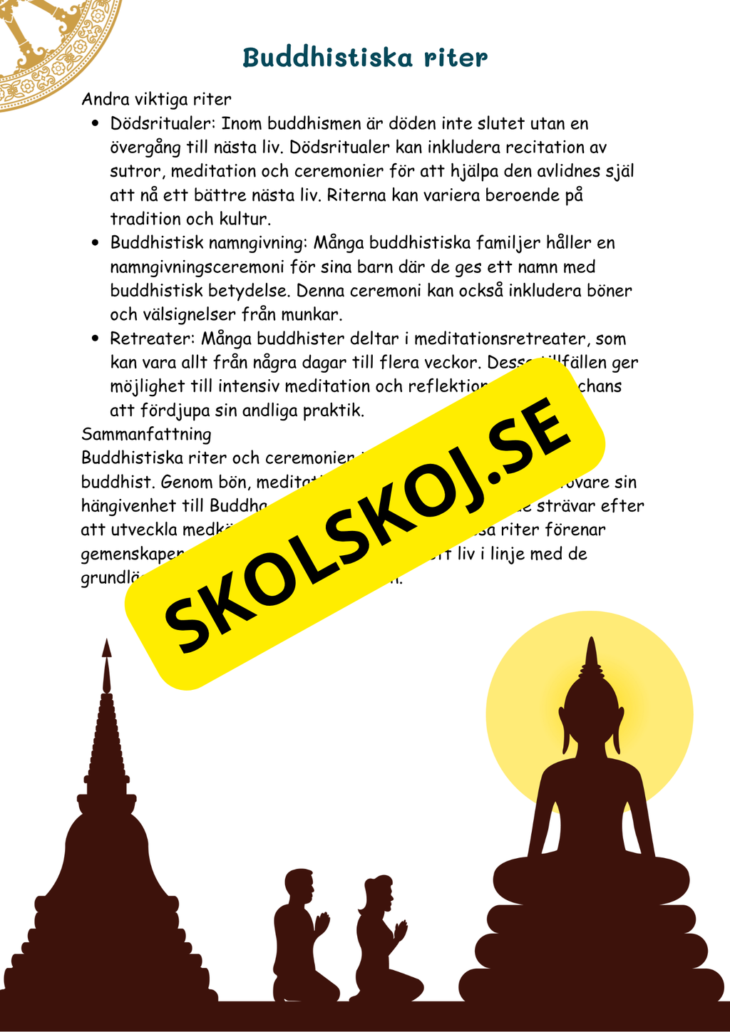 Hinduism och buddhism - Årskurs 4 - 6