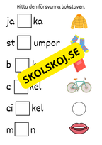 Hitta den försvunna bokstaven