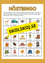 Höstbingo