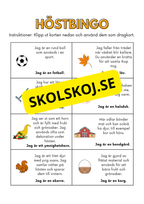 Höstbingo