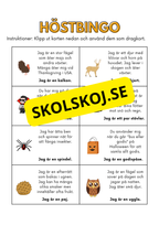 Höstbingo