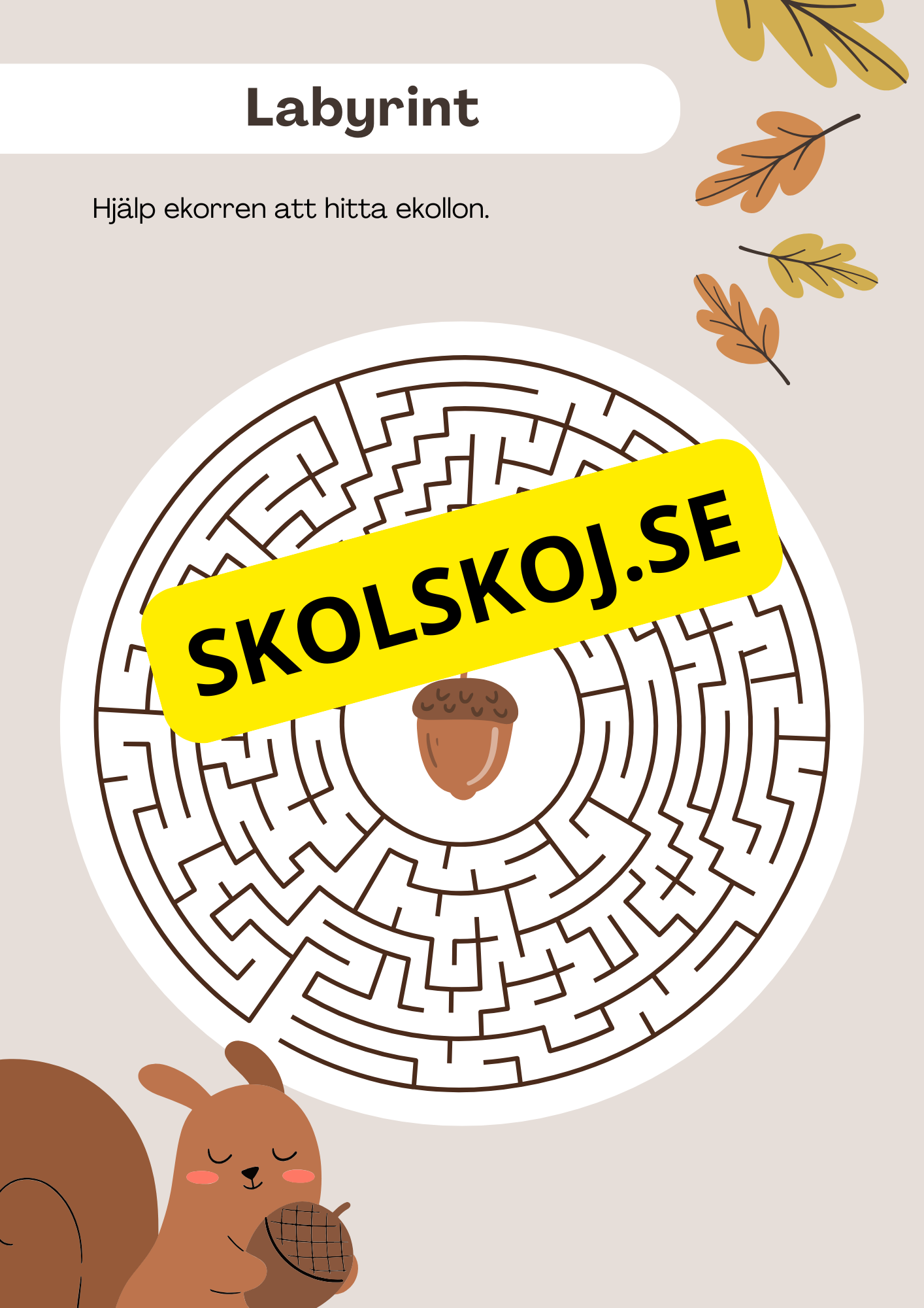 Hösten har kommit - Häfte (23 sidor)