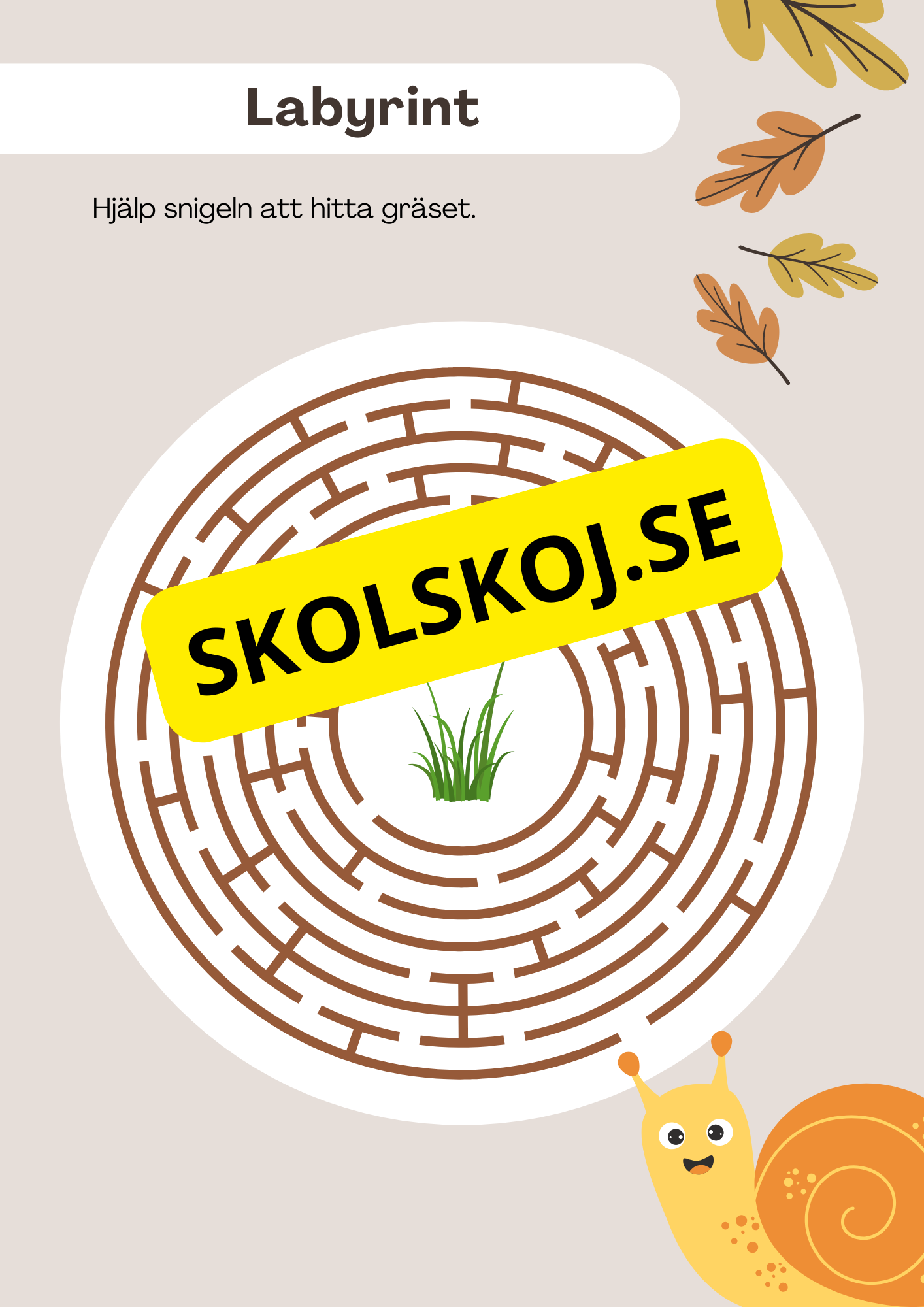 Hösten har kommit - Häfte (23 sidor)