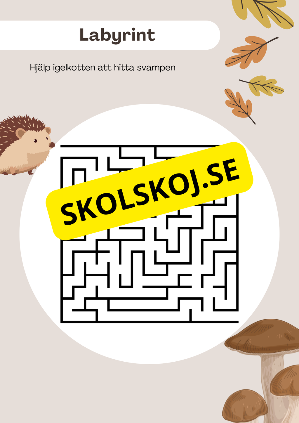 Hösten har kommit - Häfte (23 sidor)