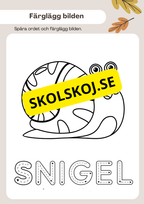Hösten har kommit - Häfte (23 sidor)