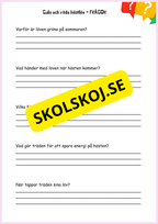 Höstens magi - Träd, löv och naturens återvinning - Årskurs 4 - 6
