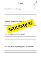 Hur Sverige styrs - Årskurs 4 - 6