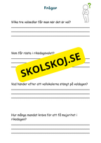 Hur Sverige styrs - Årskurs 4 - 6