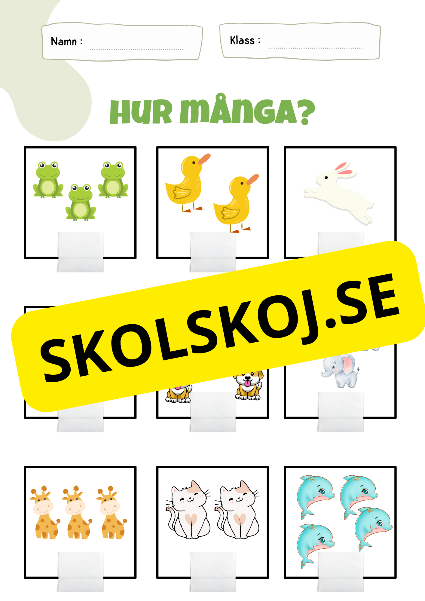 Hur många - Häfte