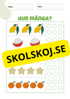 Hur många - Häfte