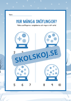 Hur många snöflingor?