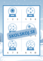 Hur många snöflingor?