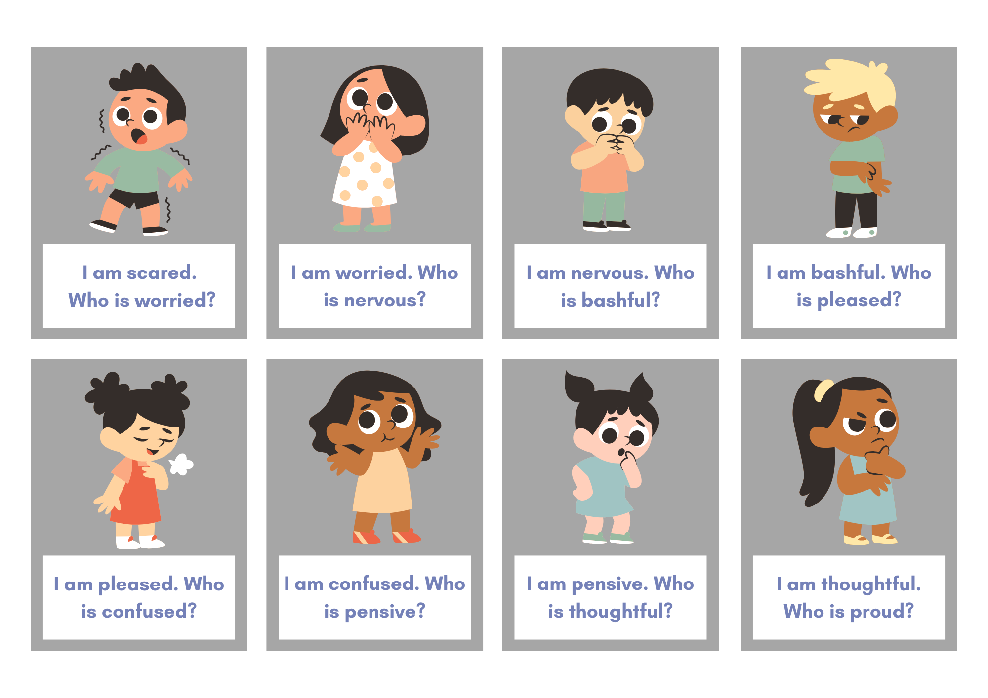 I Have, Who Has - Emotions