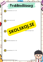 Inför NP årskurs 6 - Matematik