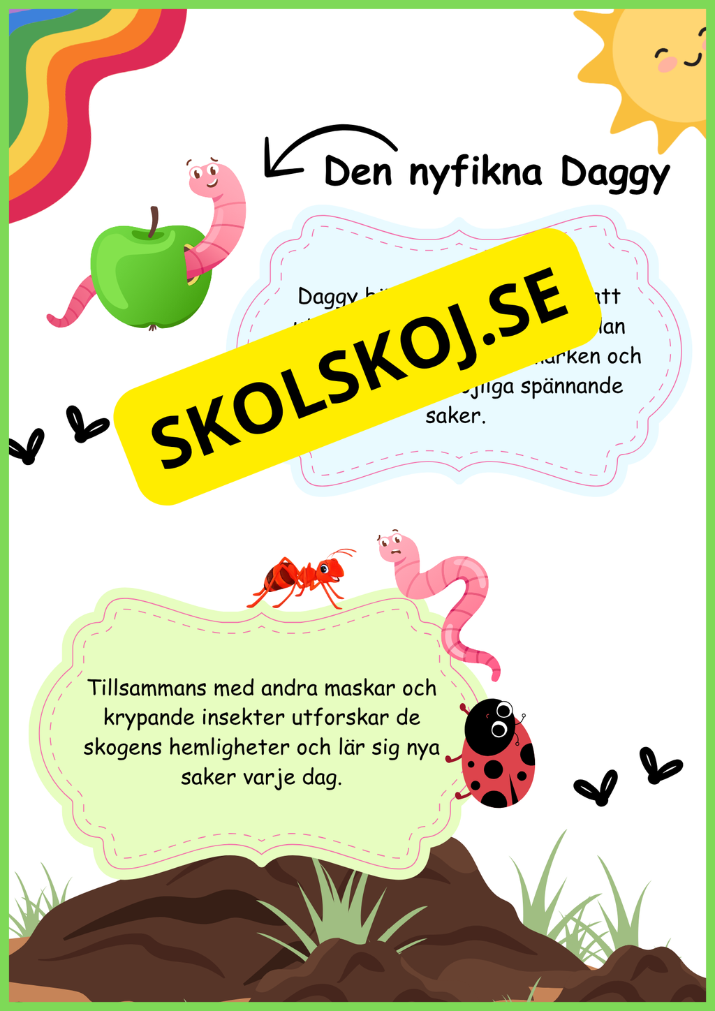 Insekter - Livscykler - 40 sidor