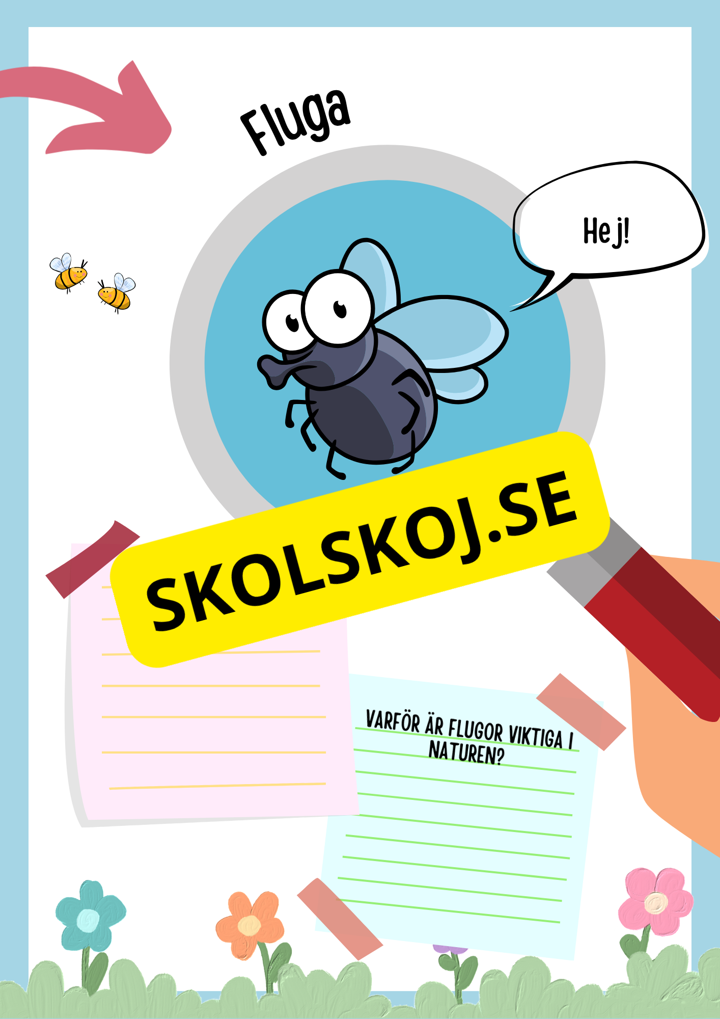 Insekter fakta och läsförståelse