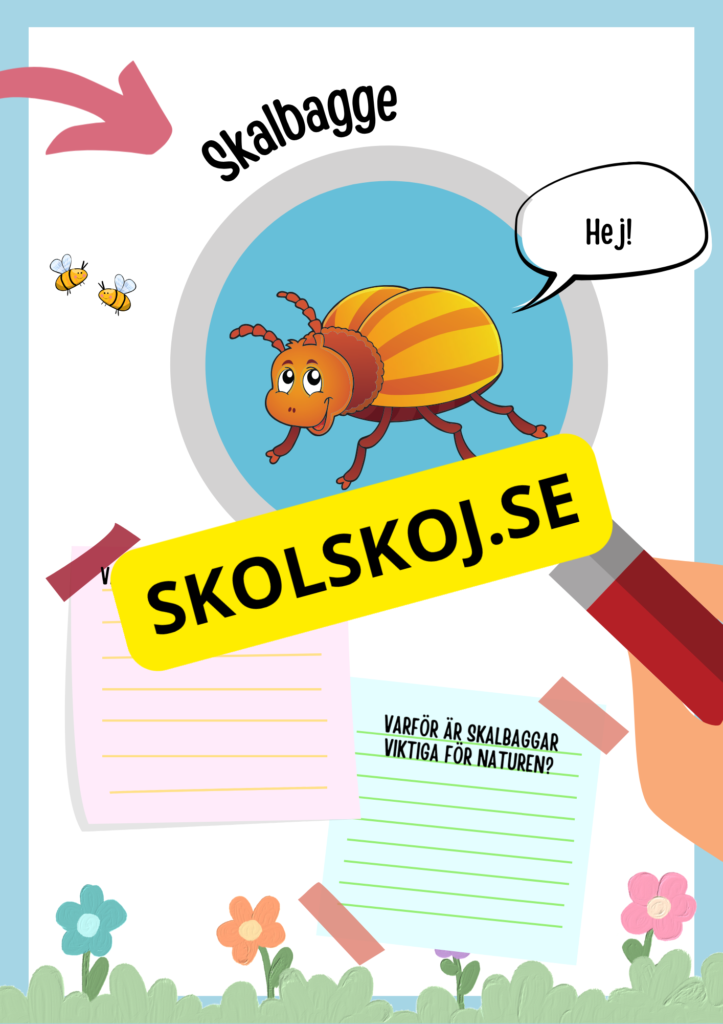 Insekter fakta och läsförståelse