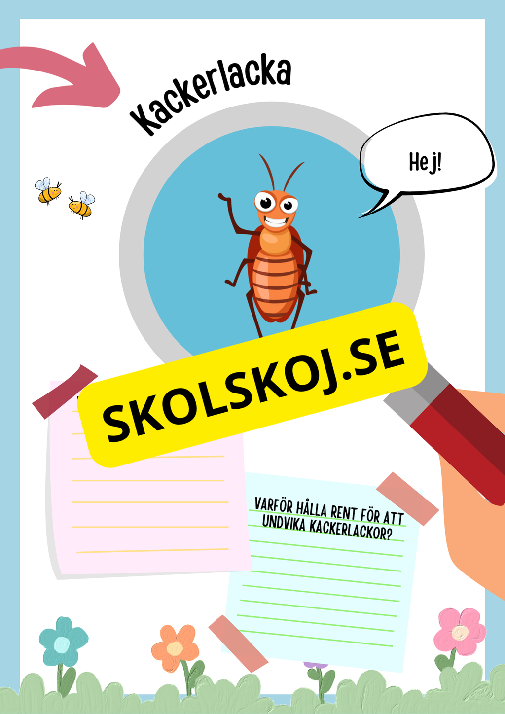 Insekter fakta och läsförståelse