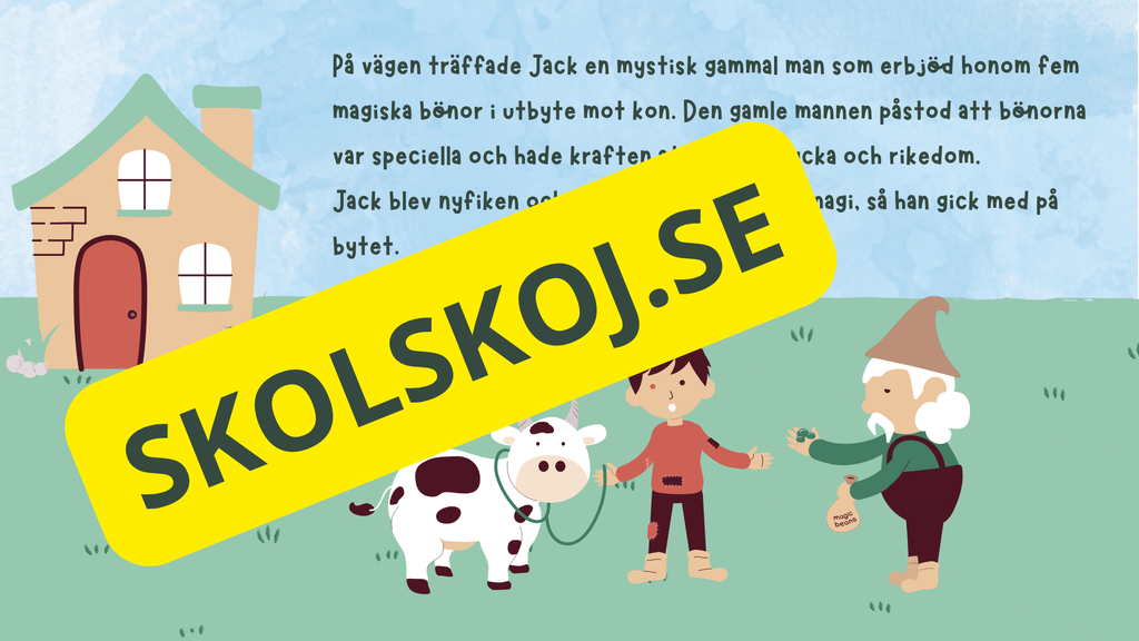 Jack och bönstjälken - Läsförståelse