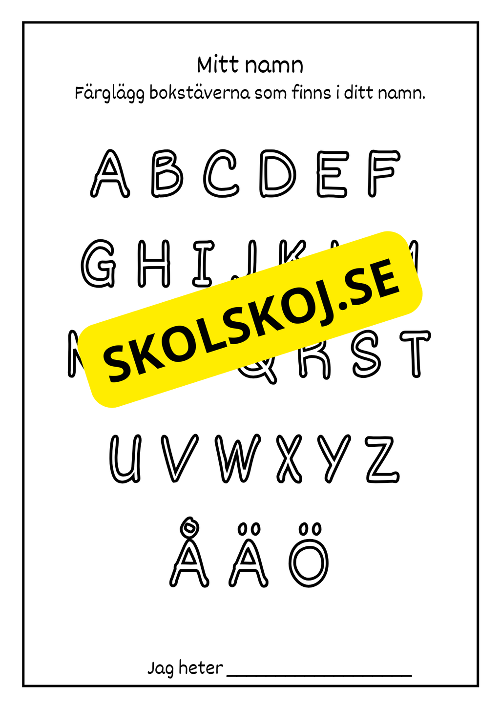 Jag börjar skolan