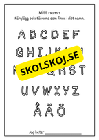 Jag börjar skolan