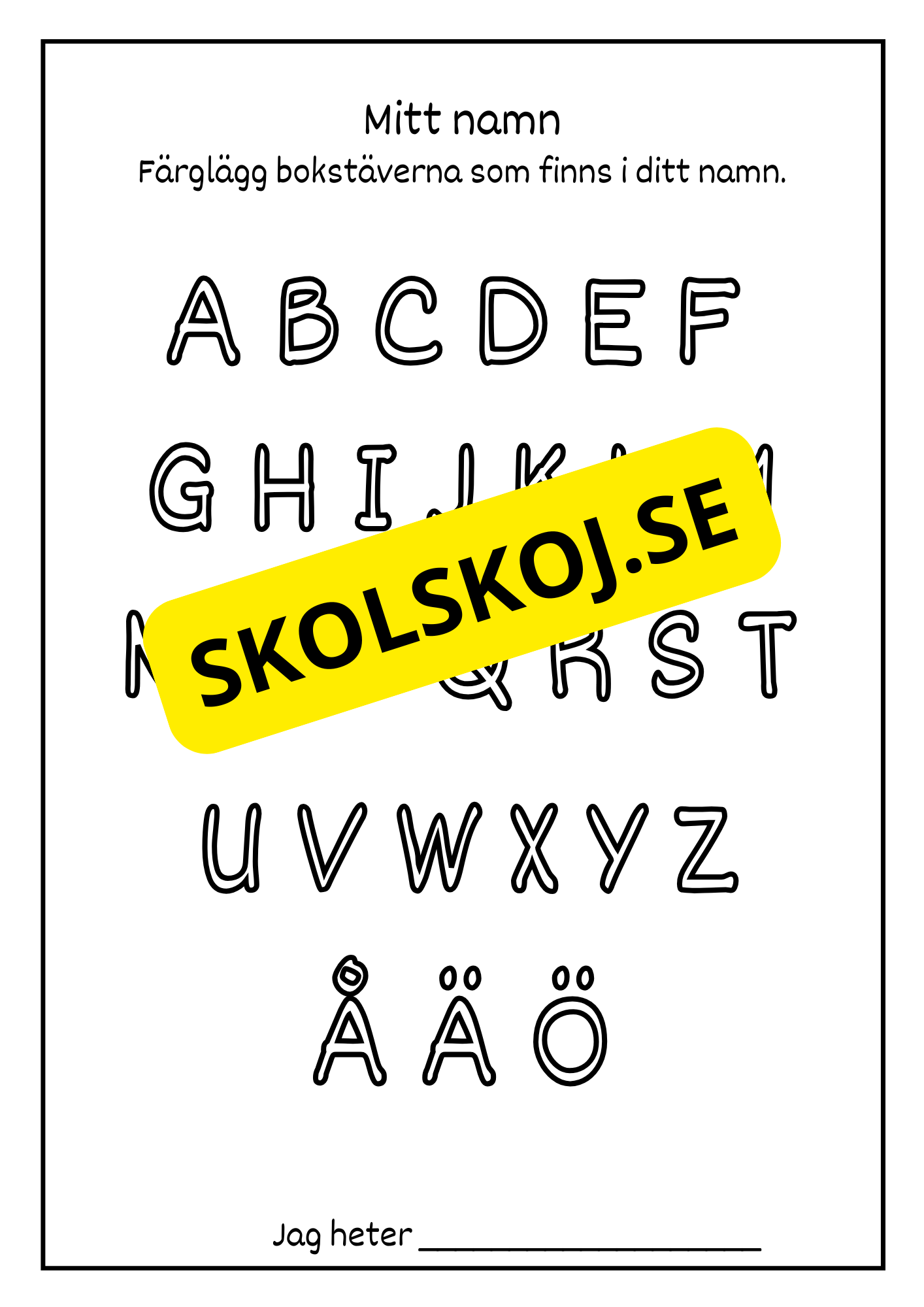 Jag börjar skolan