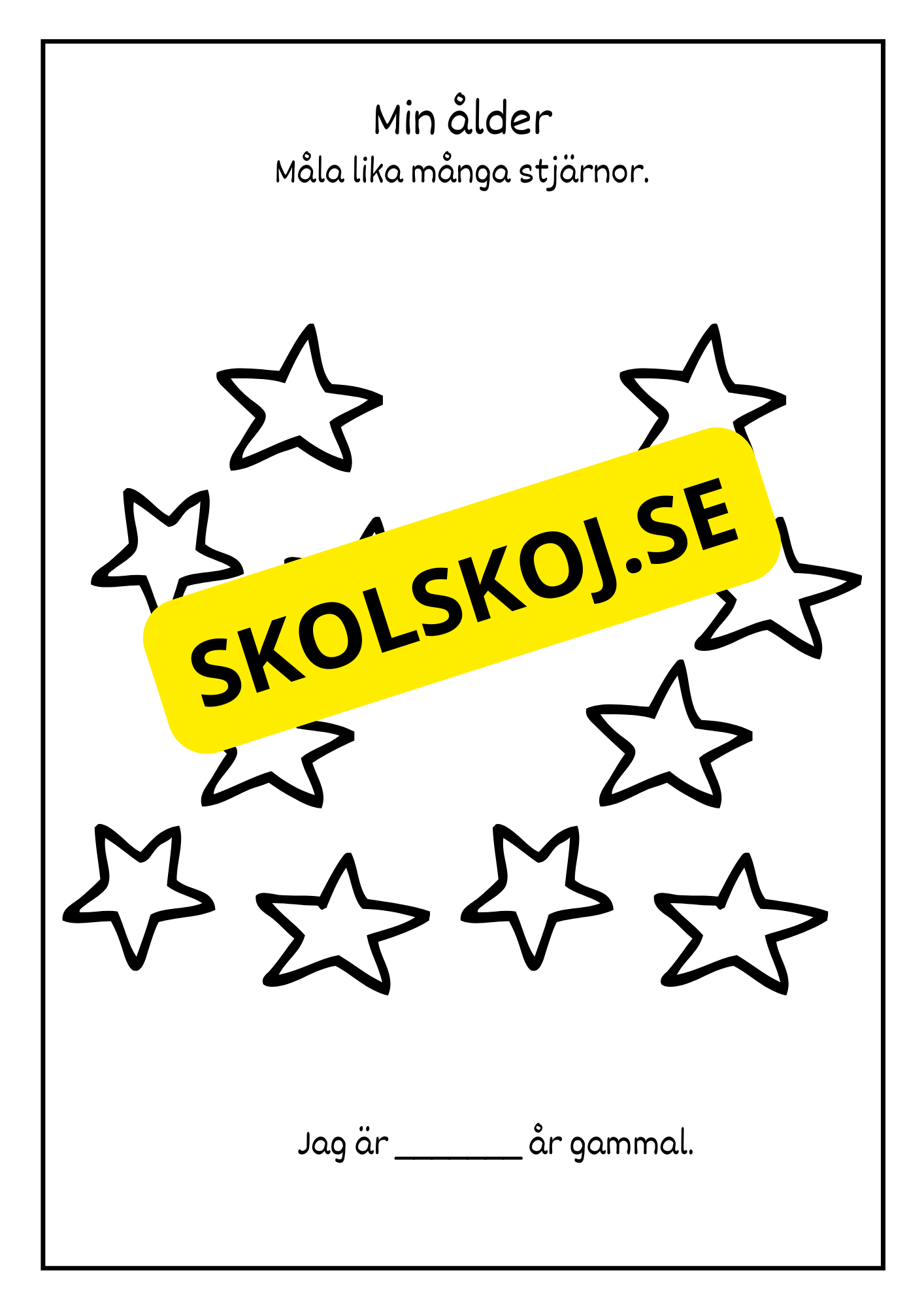 Jag börjar skolan