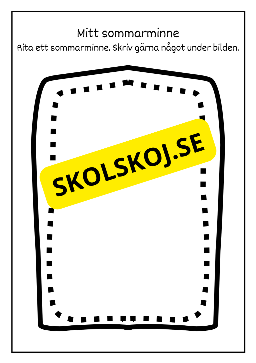 Jag börjar skolan