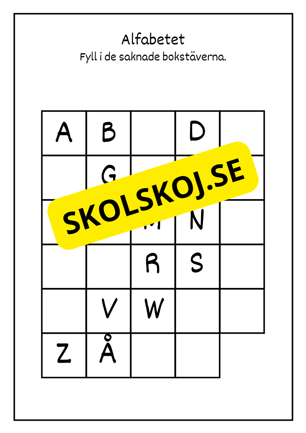 Jag börjar skolan