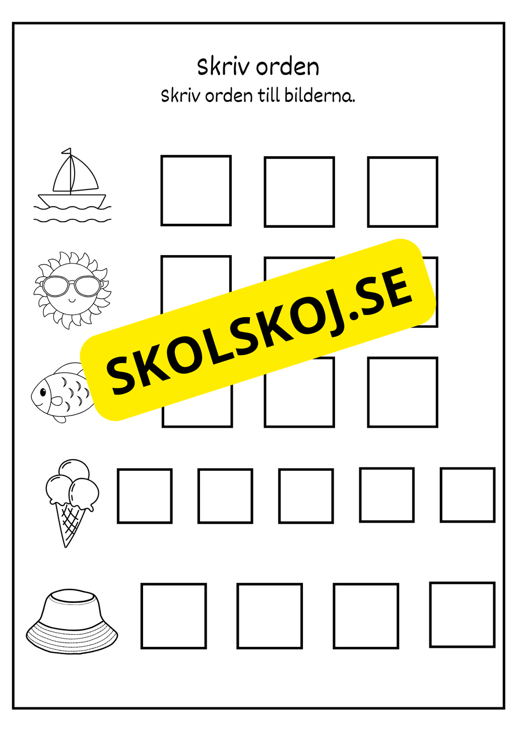 Jag börjar skolan