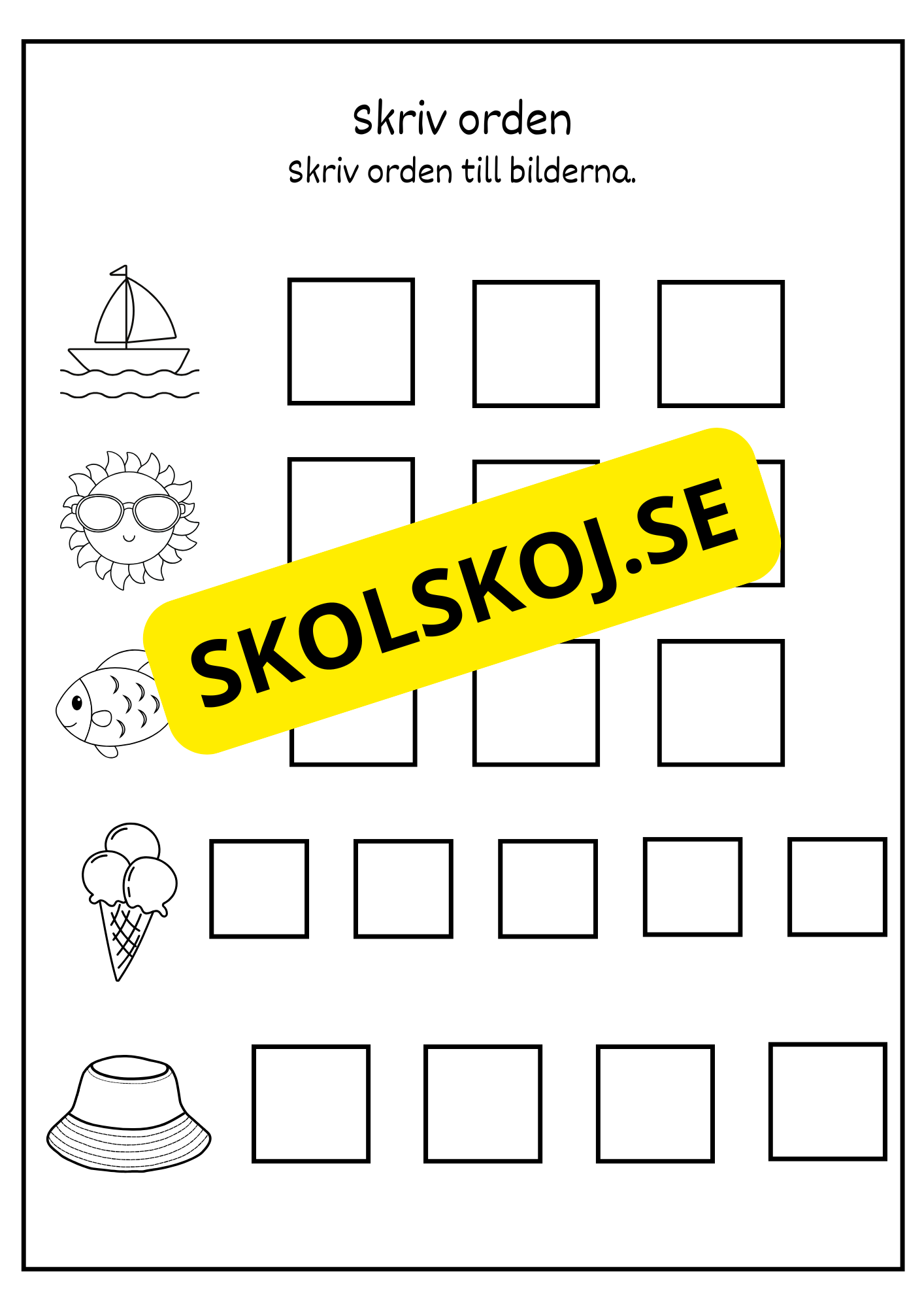 Jag börjar skolan