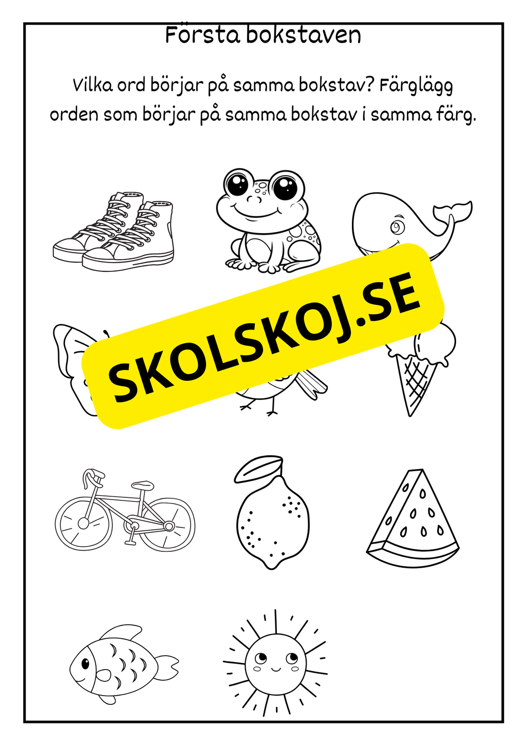 Jag börjar skolan