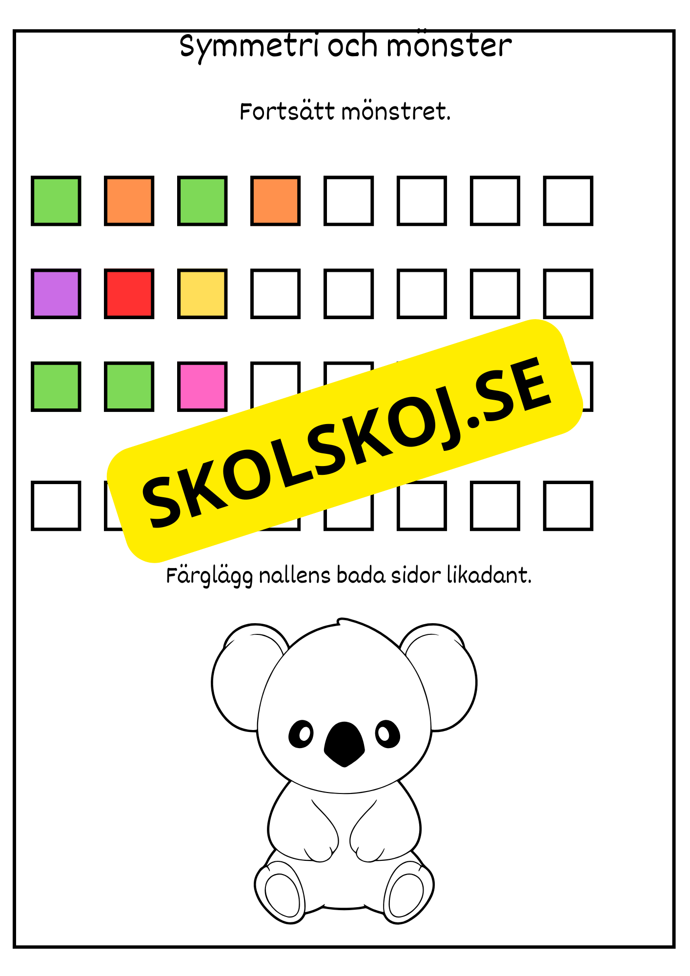 Jag börjar skolan